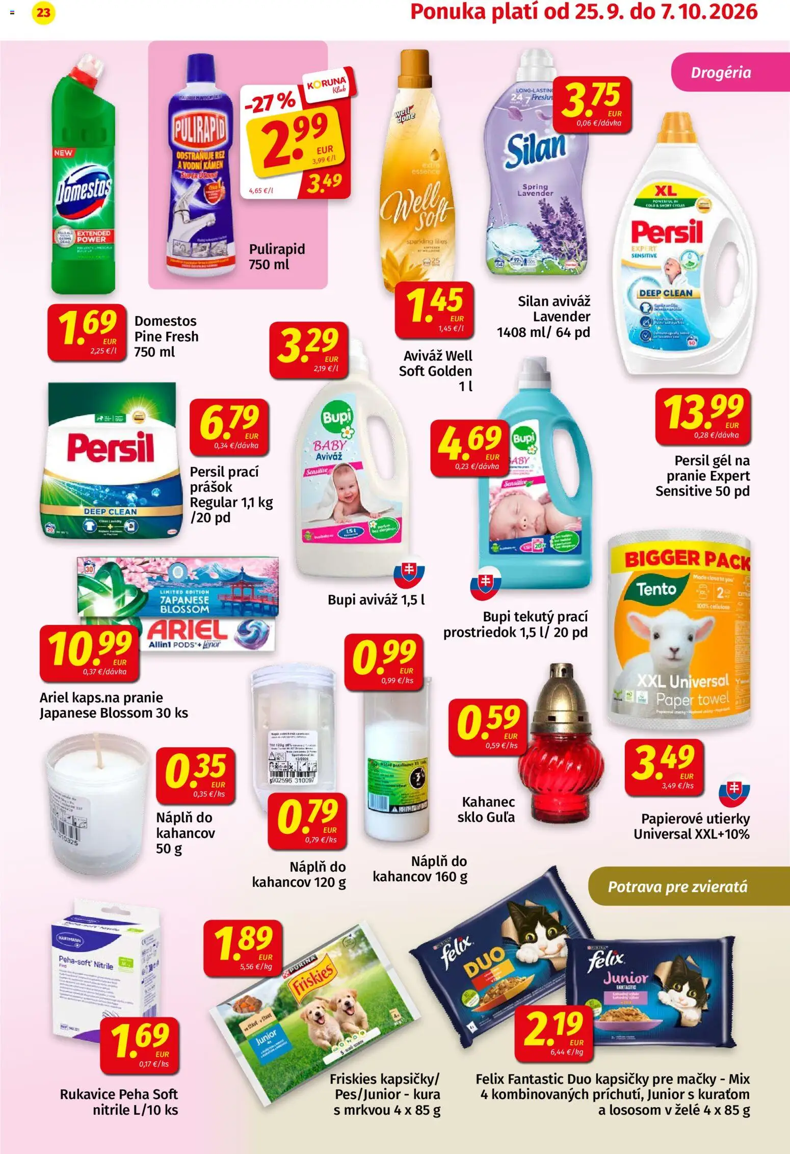 Náhľad Koruna letáku platného od 25.09.2026