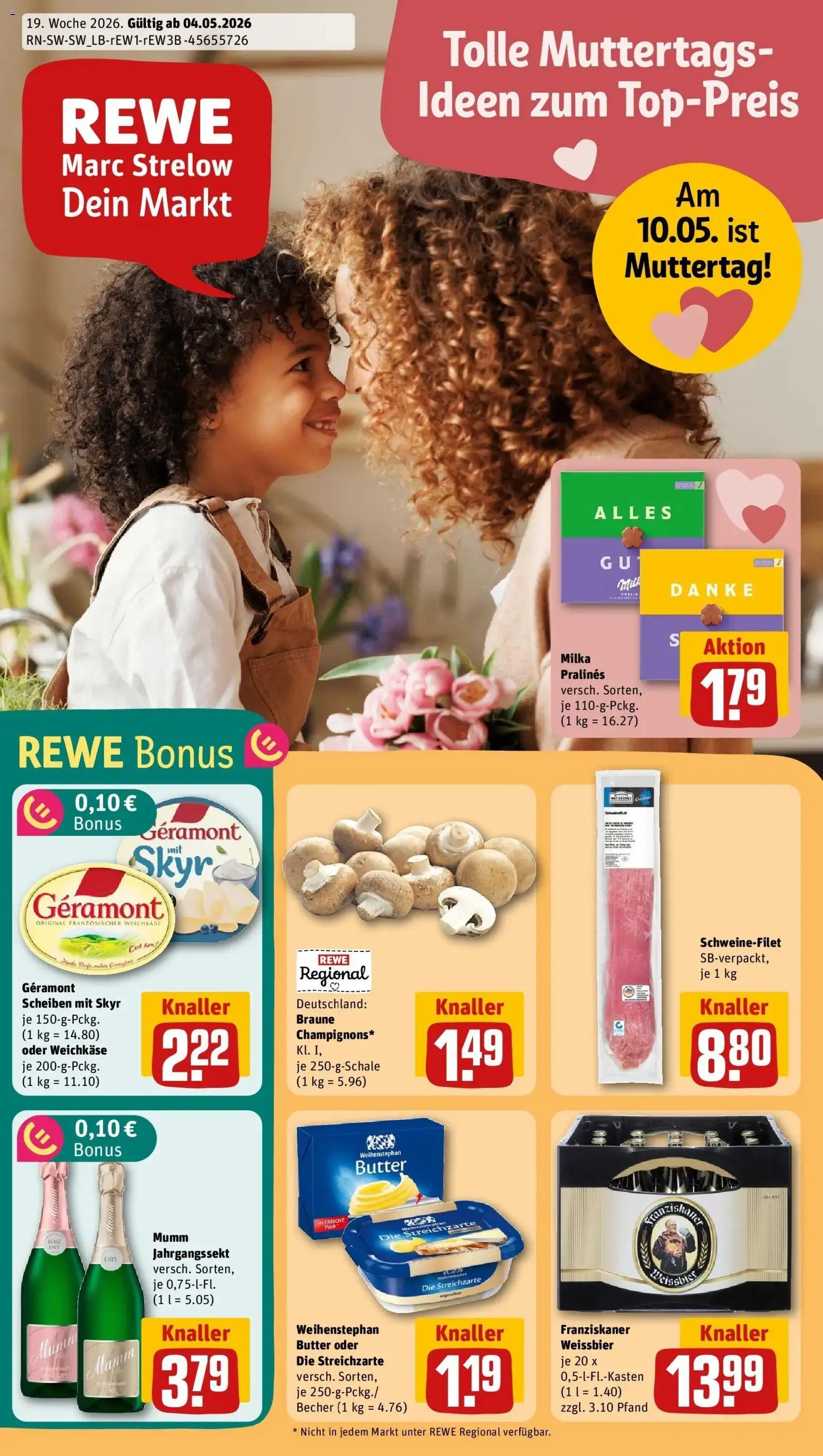 Vorschau von dem Prospekt des Geschäftes Rewe, gültig ab dem 04.05.2026