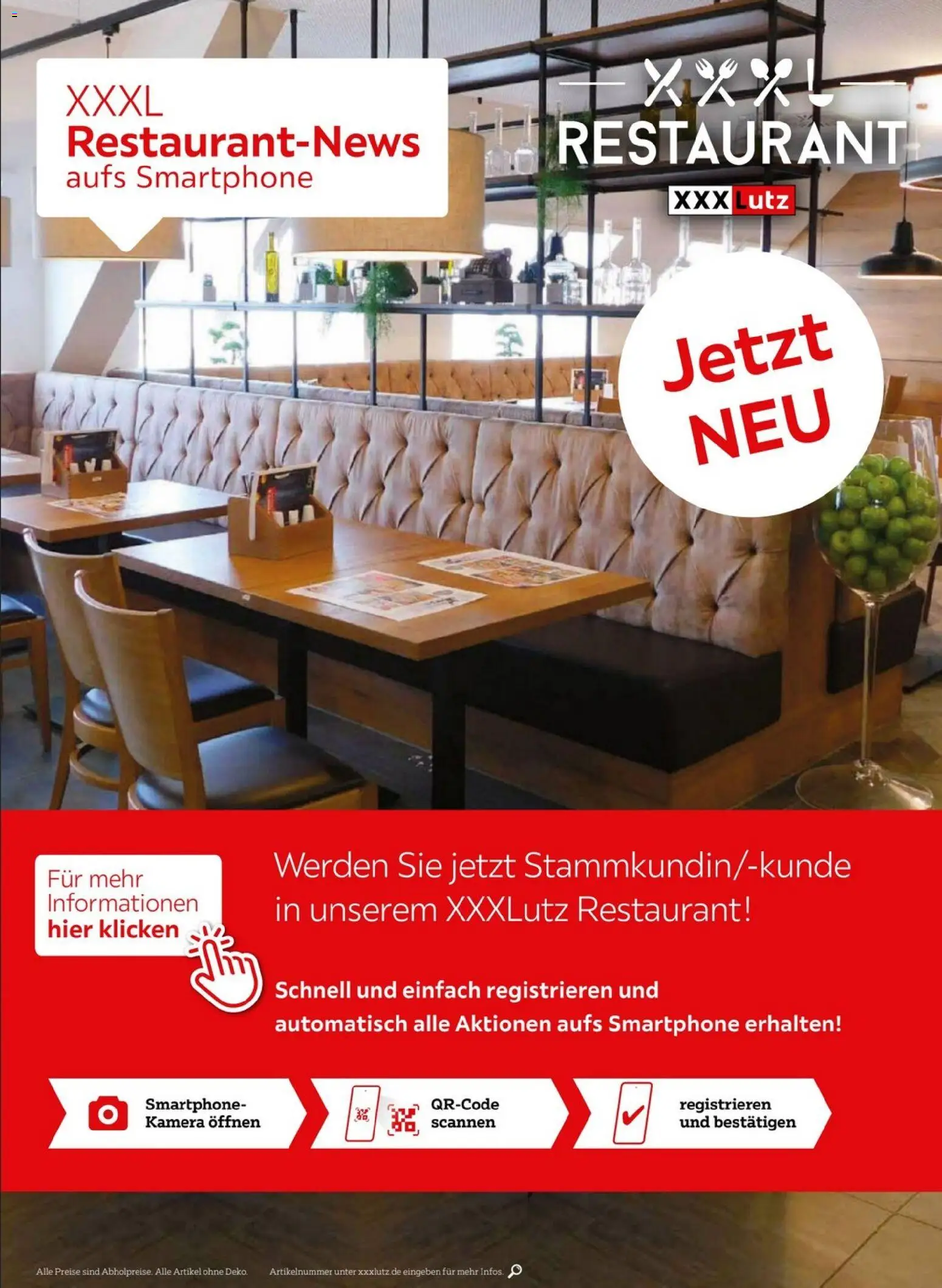 Vorschau von dem Prospekt des Geschäftes XXXLutz, gültig ab dem 24.10.2026 - Kamera, Smartphone