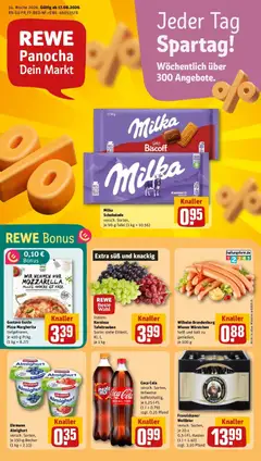 Vorschau von dem Prospekt des Geschäftes Rewe, gültig ab dem 17.08.2026