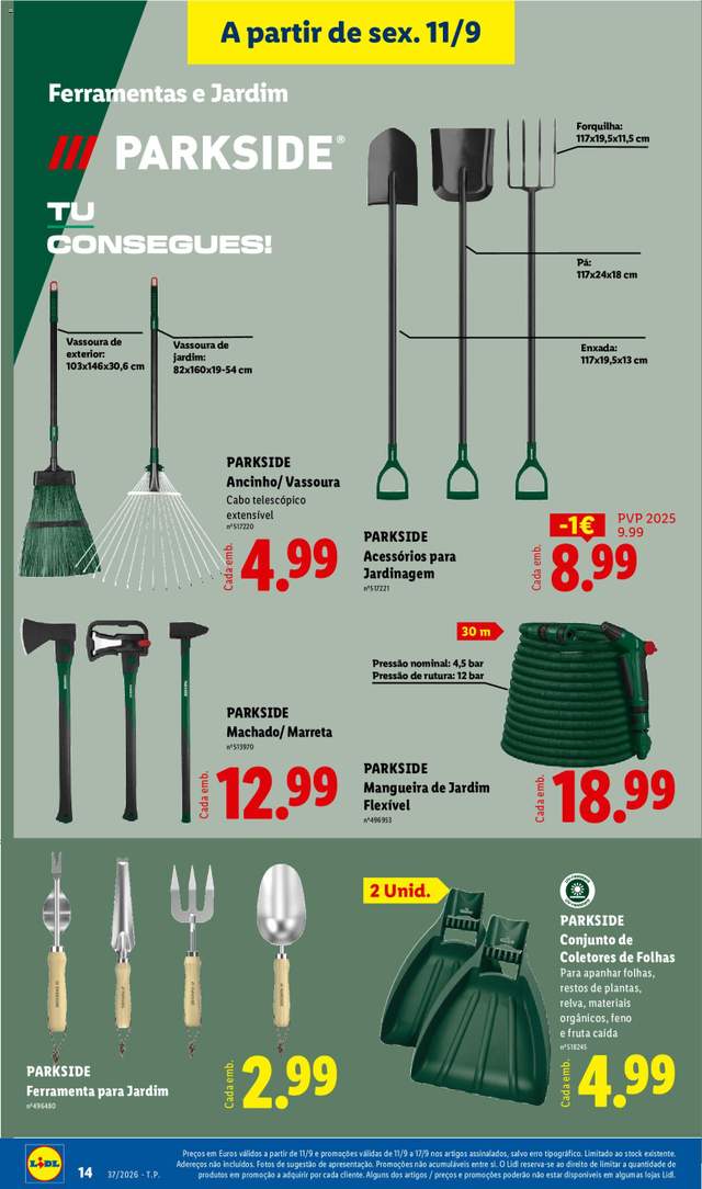 Novo folheto Lidl a partir de 07/09