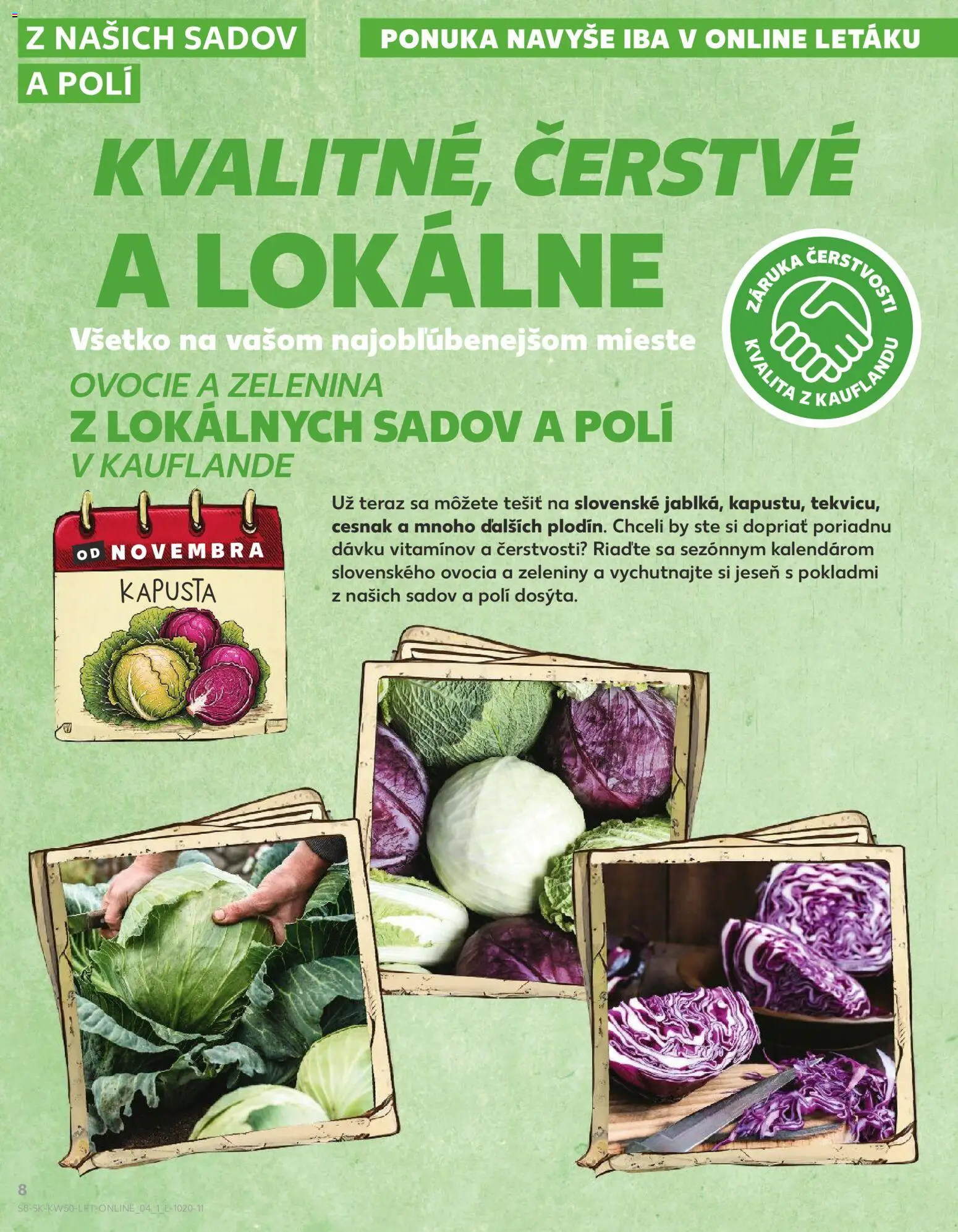 Náhľad Kaufland letáku platného od 11.12.2025 - Ovocie, Kapusta, Cesnak