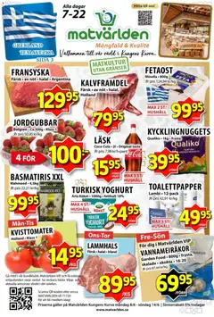 Förhandsgranska reklamblad Matvärlden erbjudanden från butik Matvärlden gäller från 08/06/2026