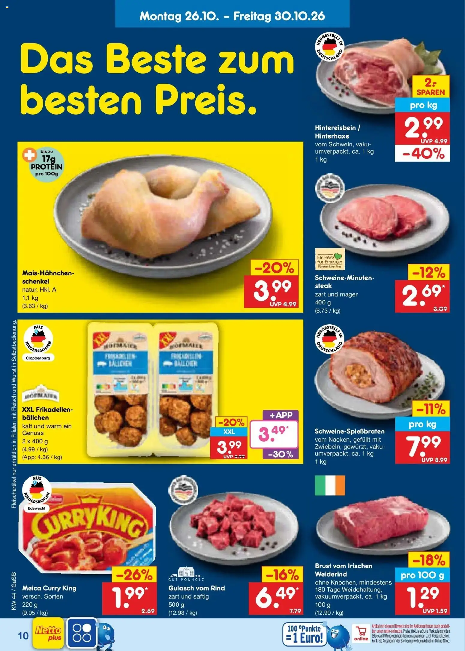 Vorschau von dem Prospekt des Geschäftes Netto Marken-Discount, gültig ab dem 26.10.2026