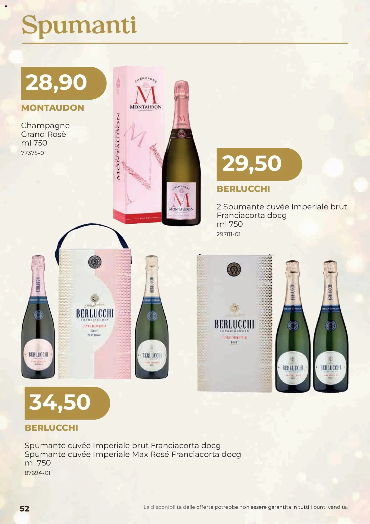 Anteprima dell'opuscolo Sogegross volantino Strenne dal negozio Sogegross valido da 27/10/2026 - Champagne, Spumante