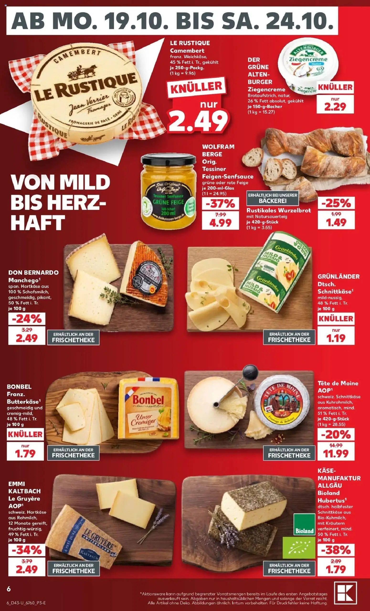 Vorschau von dem Prospekt des Geschäftes Kaufland, gültig ab dem 19.10.2026