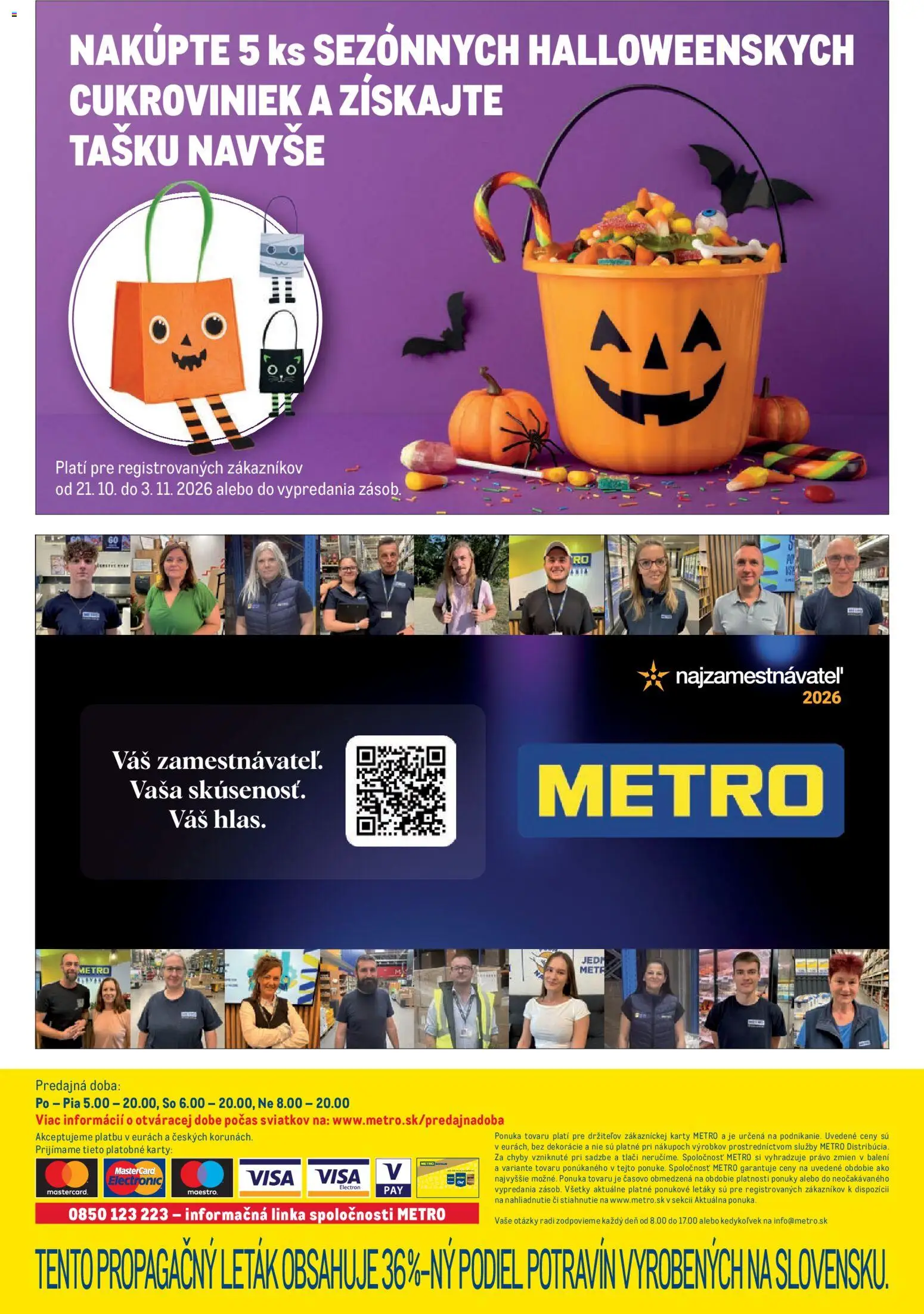 Náhľad Metro letáku platného od 21.10.2026