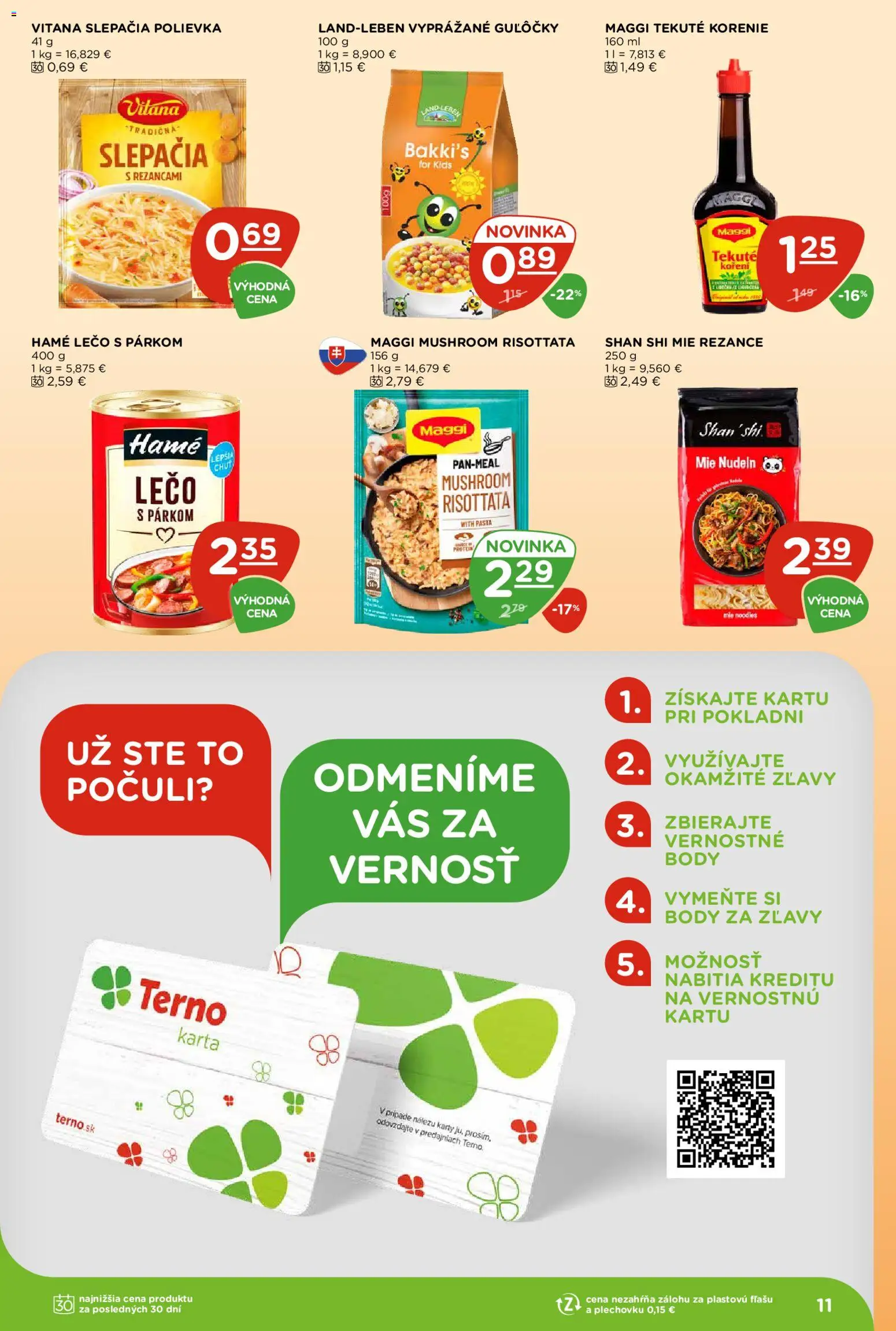 Náhľad Terno letáku platného od 29.10.2026