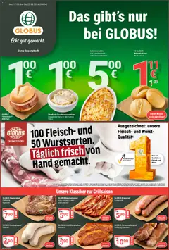 Vorschau von dem Prospekt des Geschäftes Globus, gültig ab dem 17.08.2026