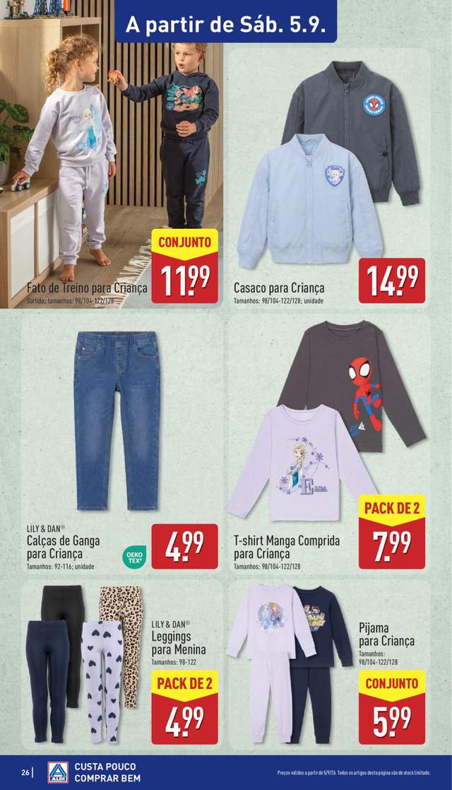 Novo folheto Aldi a partir de 31/08