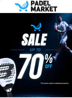 Preview of Deals Padel Market valid from 01/07/2026