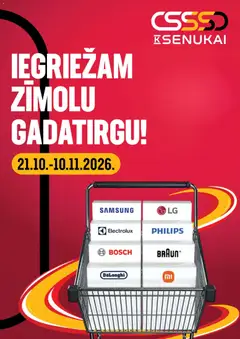 Skatīt K-Senukai akciju bukletu, derīgs no 21.10.2026.