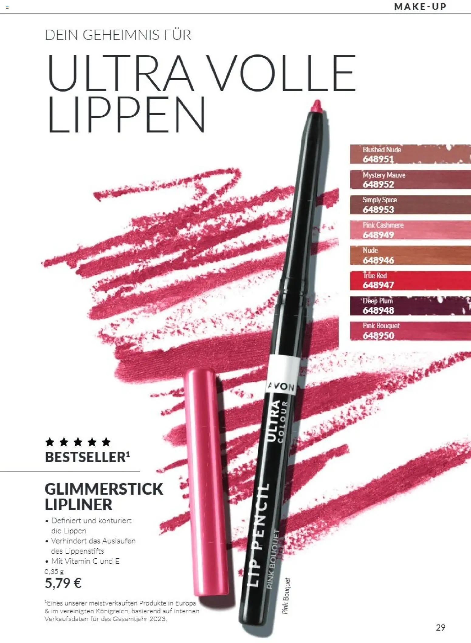 Vorschau von dem Prospekt des Geschäftes Avon, gültig ab dem 01.10.2026 - Lipliner