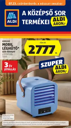 Aldi - Aldi Középső sor termékei megtekintése, amely érvényes 2026.07.23.-től