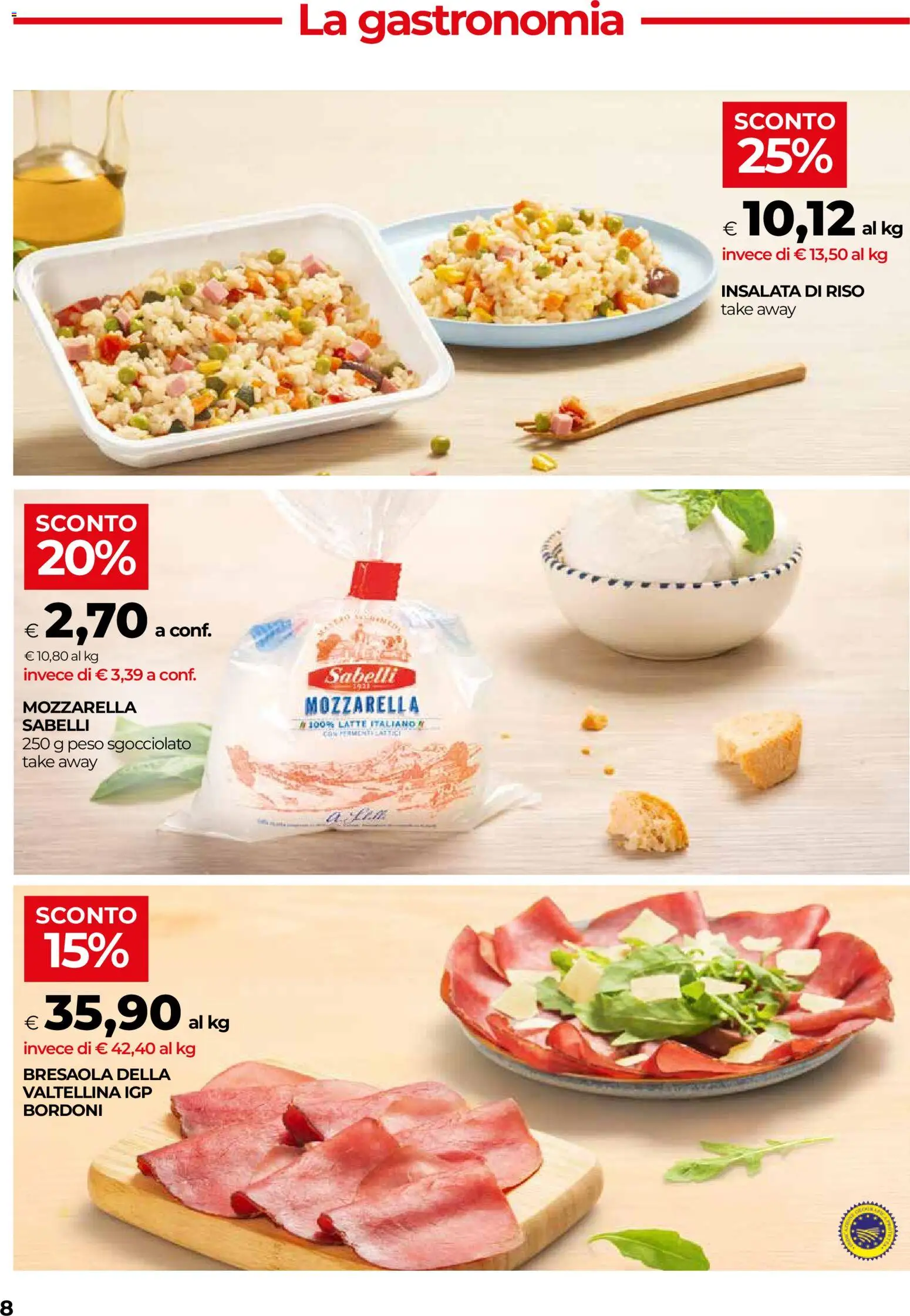 Anteprima dell'opuscolo COOP volantino Firenze dal negozio COOP valido da 03/09/2026 - Bresaola, Insalata di riso, Latte, Insalata, Mozzarella, Riso