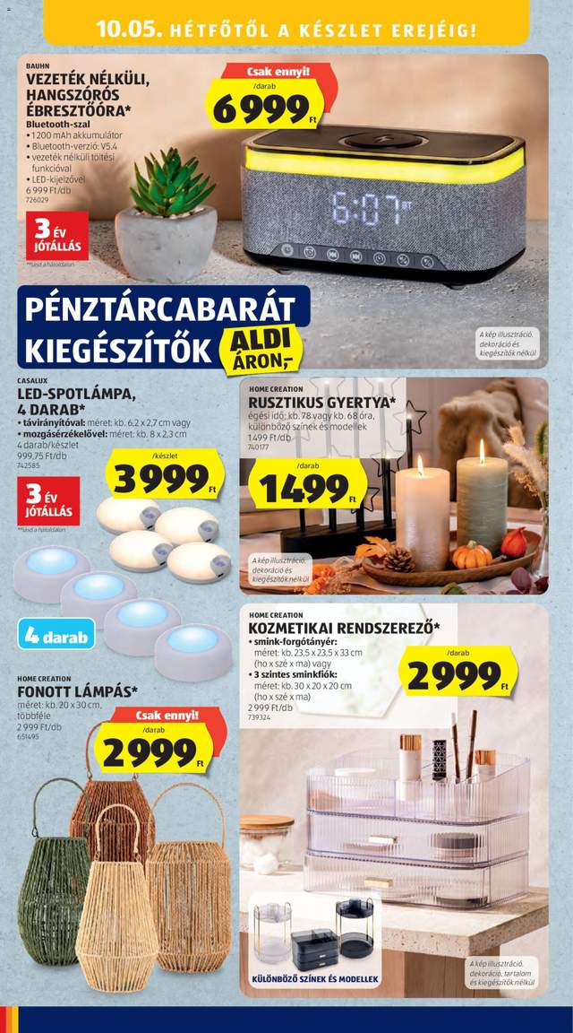 Új Aldi akciós újság 10.01.