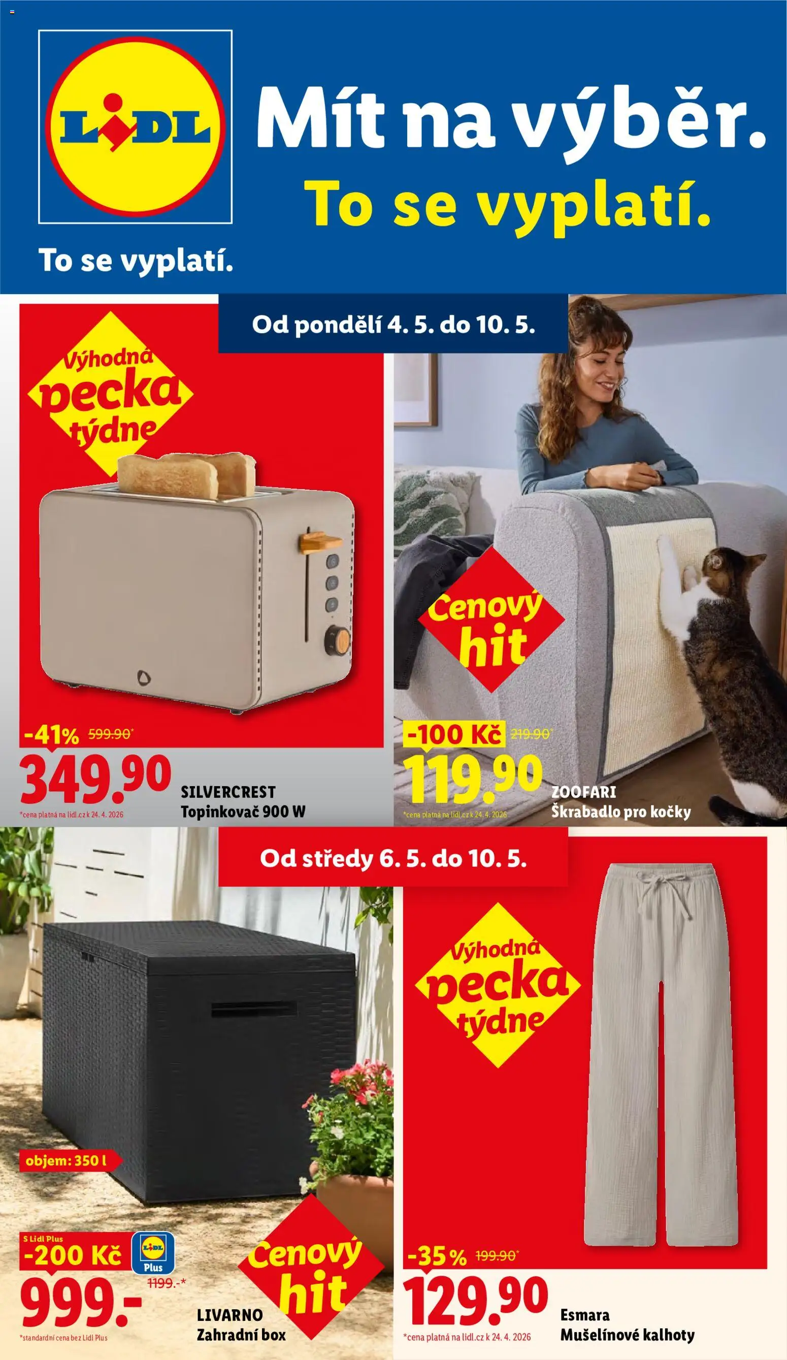 Náhled nabídky: Lidl Lidl leták - Spotřební zboží platný od 04.05.2026
