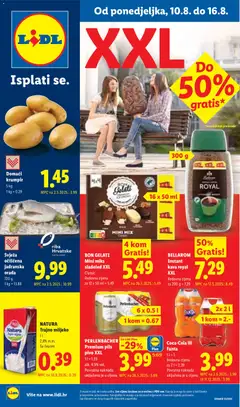 Pregled letka Lidl Katalog trgovine Lidl vrijedi od 10.08.2026