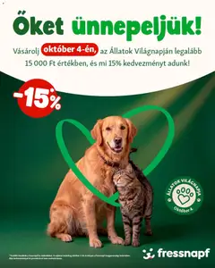 Fressnapf - Fressnapf akciós újság megtekintése, amely érvényes 2026.10.04.-től