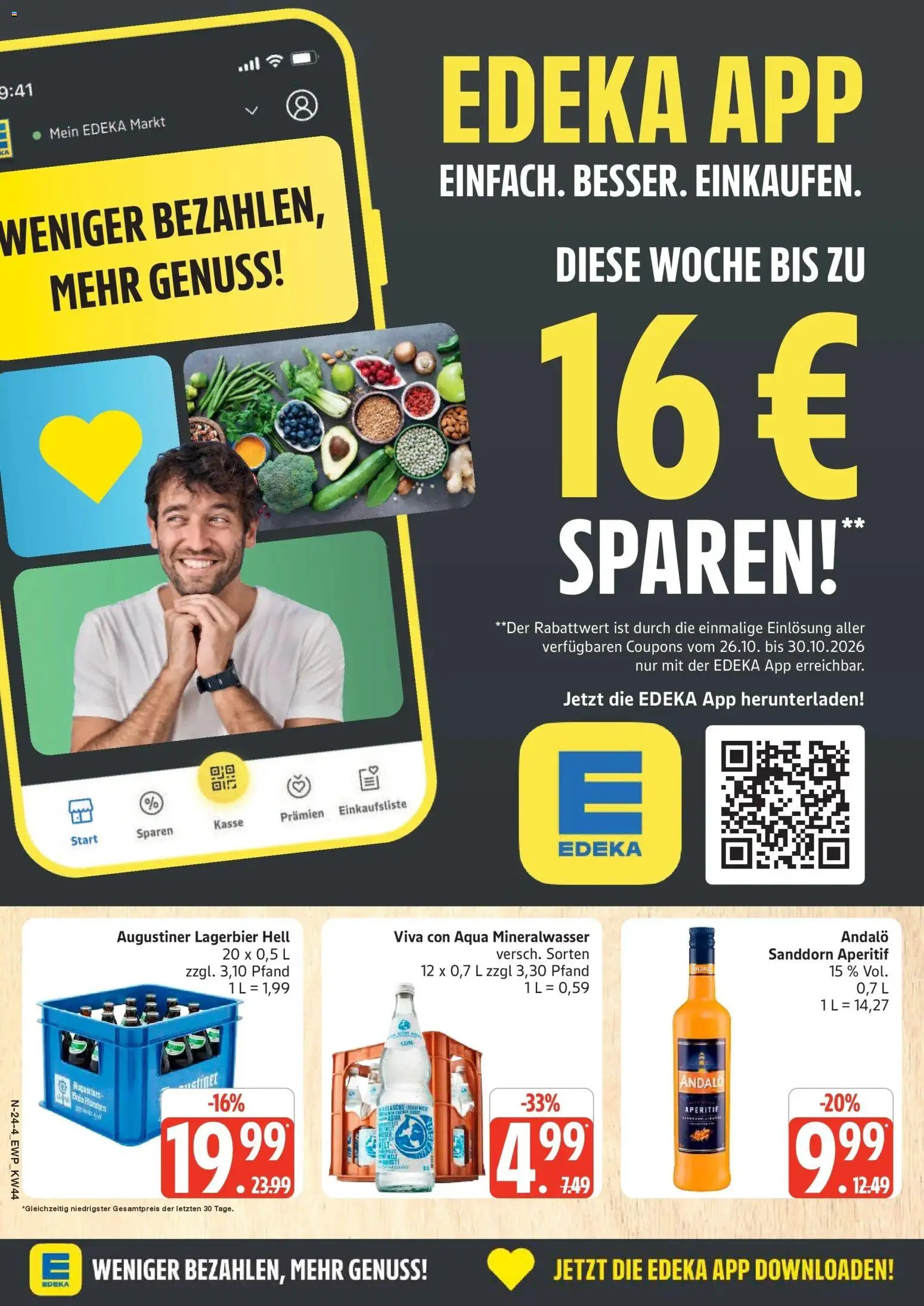 Vorschau von dem Prospekt des Geschäftes Edeka, gültig ab dem 26.10.2026
