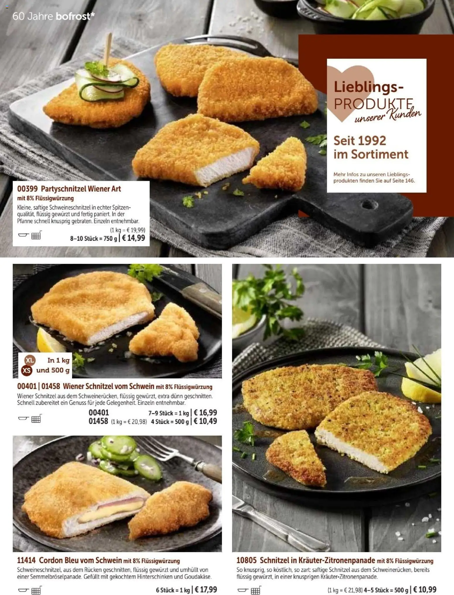 Vorschau von dem Prospekt des Geschäftes Bofrost, gültig ab dem 07.09.2026 - Schnitzel