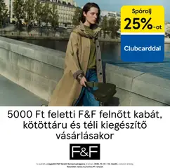 F&F - F&F akciós újság megtekintése, amely érvényes 2026.10.22.-től