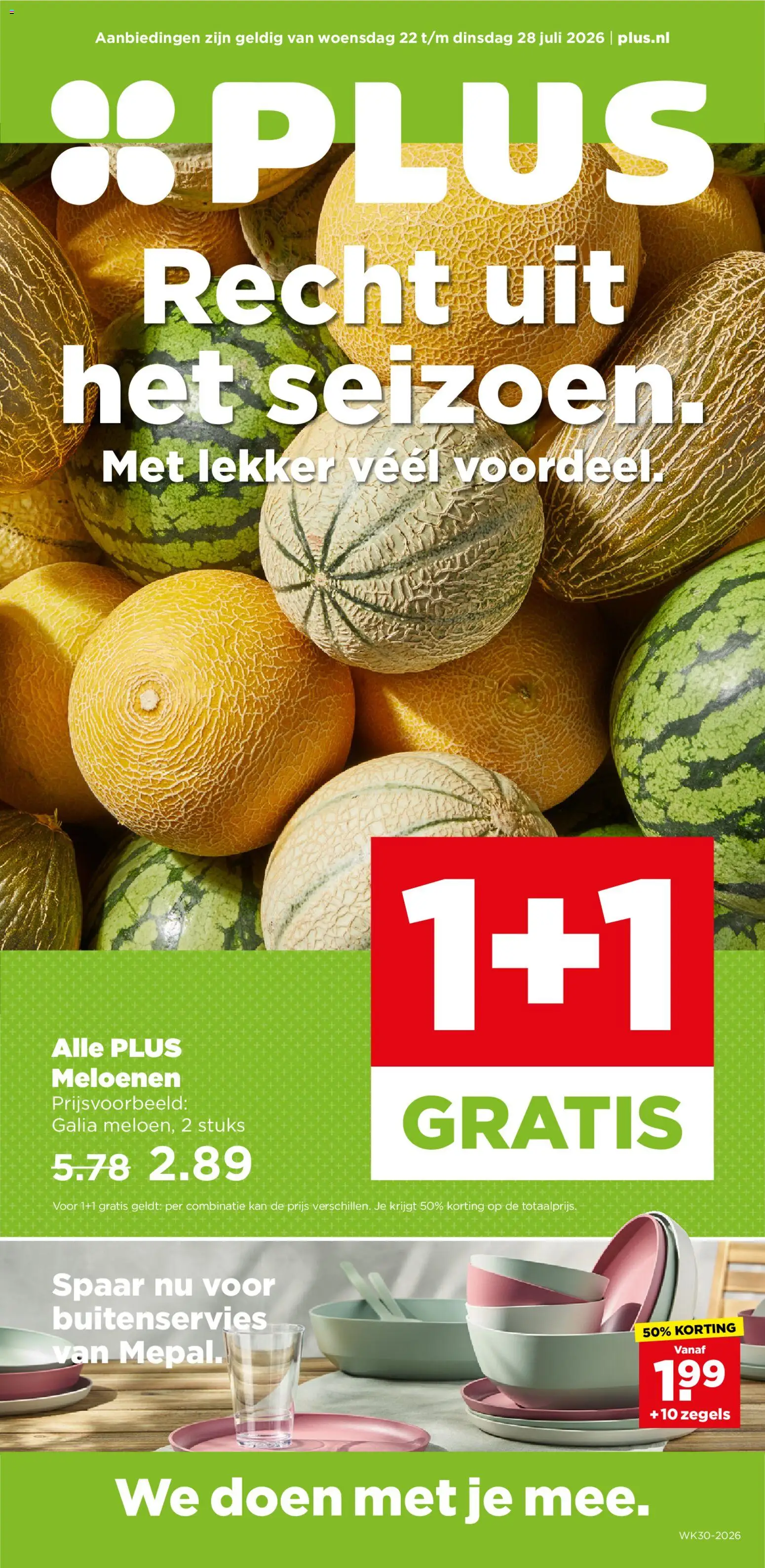 Voorbeeld van Plus folder week 30 van winkel Plus geldig vanaf 22-07-2026