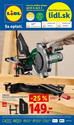 Náhľad Lidl letáku platného od 22.06.2026