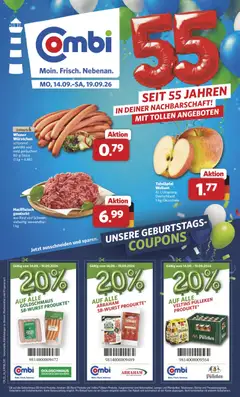 Vorschau von dem Prospekt des Geschäftes Combi, gültig ab dem 14.09.2026