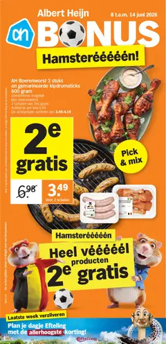 Prévisualisation de Albert Heijn Folder week / de la semaine 24 du magasin Albert Heijn formulaire valide 08/06/2026