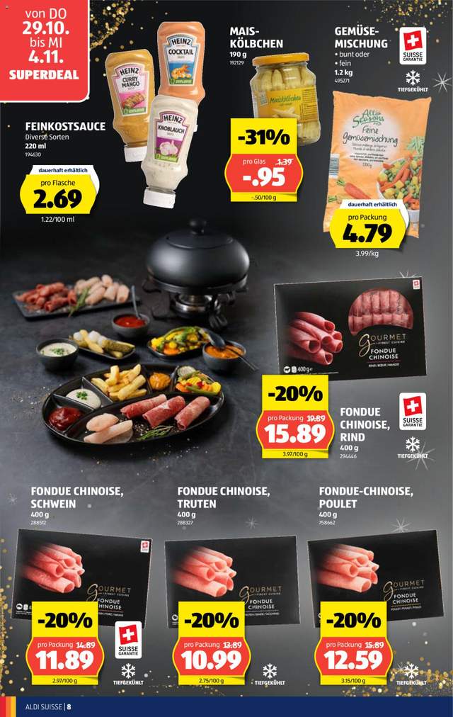 Neue Aldi Aktionen ab 29.10.