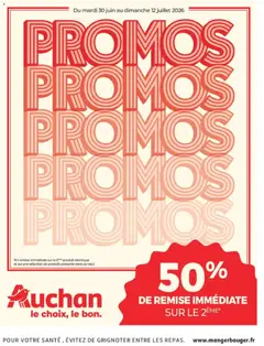 Prévisualisation de Auchan prospectus du magasin Auchan formulaire valide 30/06/2026