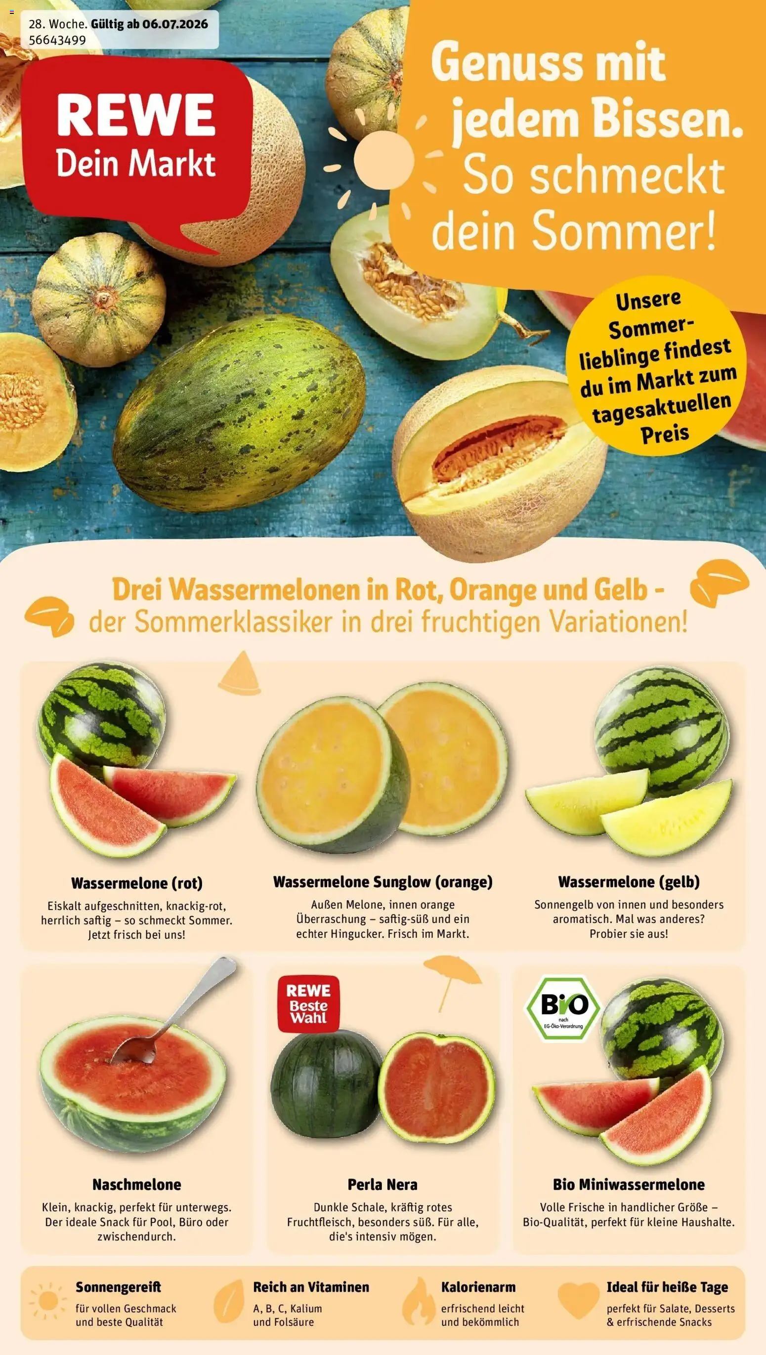Vorschau von dem Prospekt des Geschäftes Rewe, gültig ab dem 05.07.2026