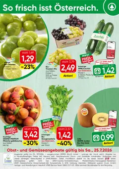 Vorschau der Angebote: Spar Spar Obst & Gemüse gültig ab 20.07.2026