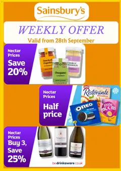 Preview of Sainsbury's Sainsbury's - Offers valid from 28/09/2026
