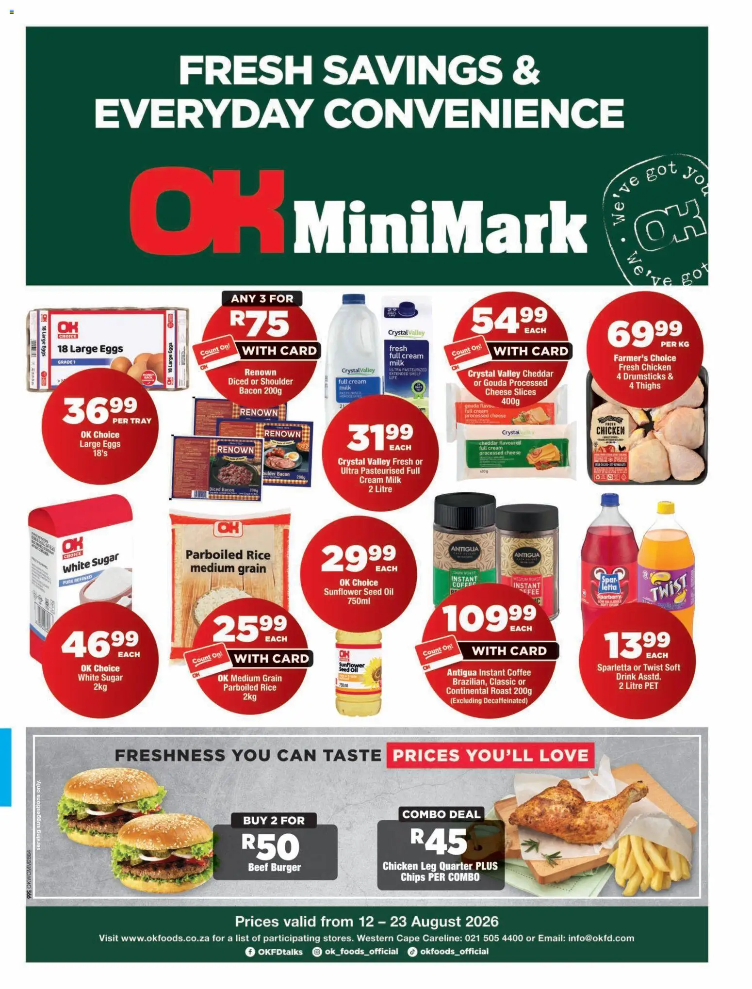 Preview of OK Foods flyer valid from 12/08/2026