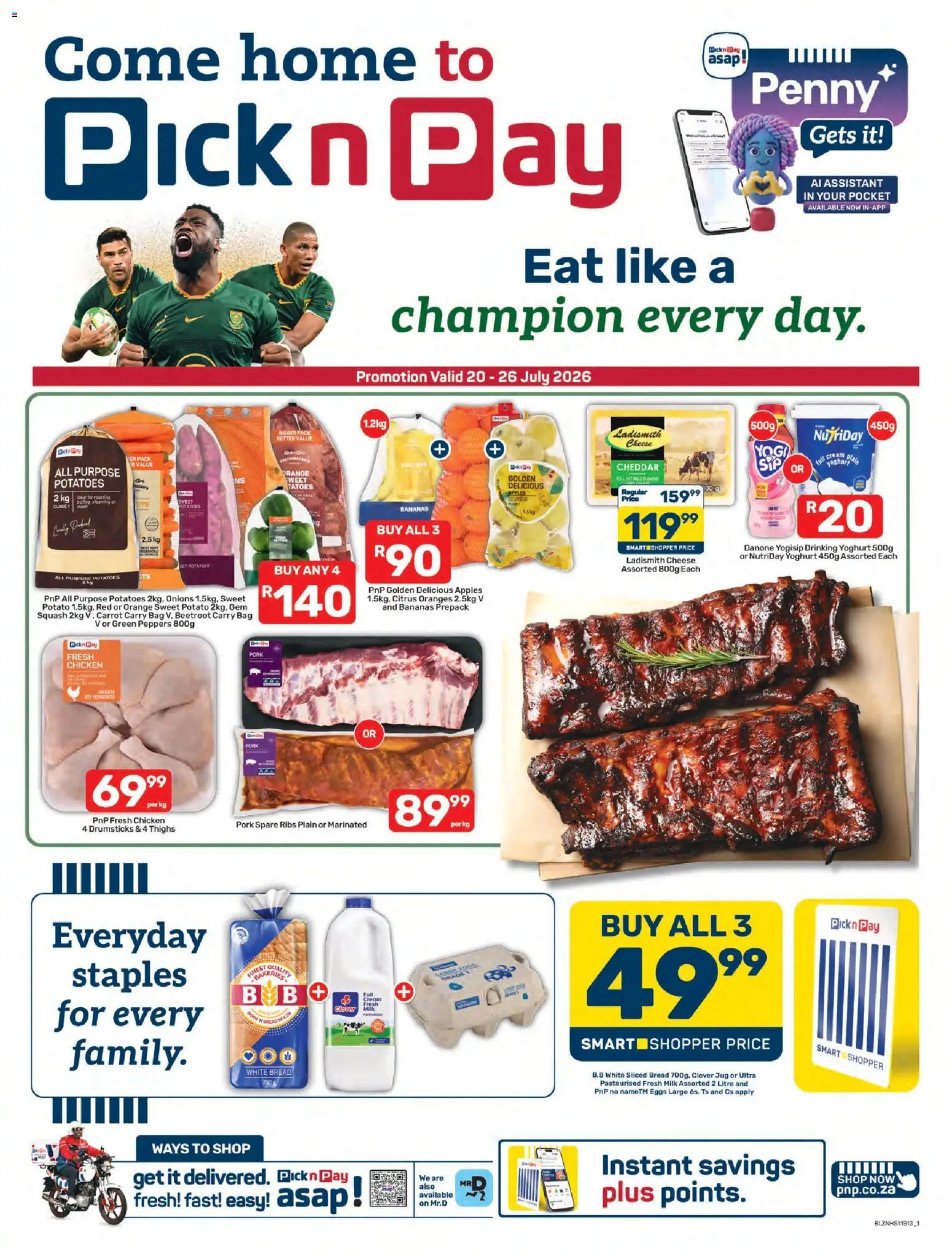 Preview of Pick n Pay flyer valid from 20/07/2026