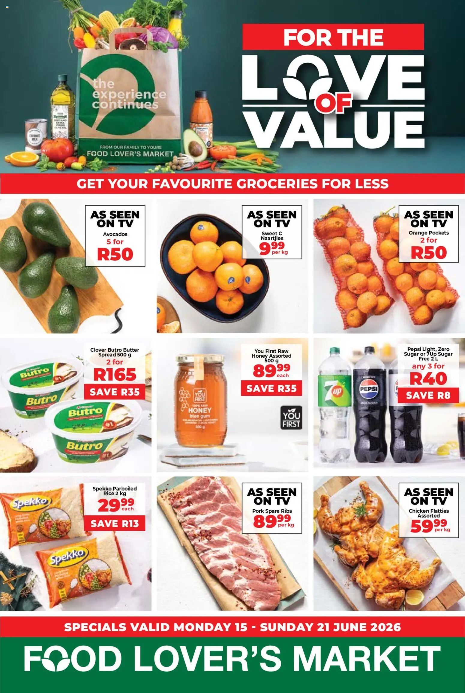 Preview of Food Lover's Market flyer valid from 15/06/2026