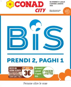 Anteprima dell'opuscolo Conad volantino City Lombardia dal negozio Conad valido da 31/07/2026