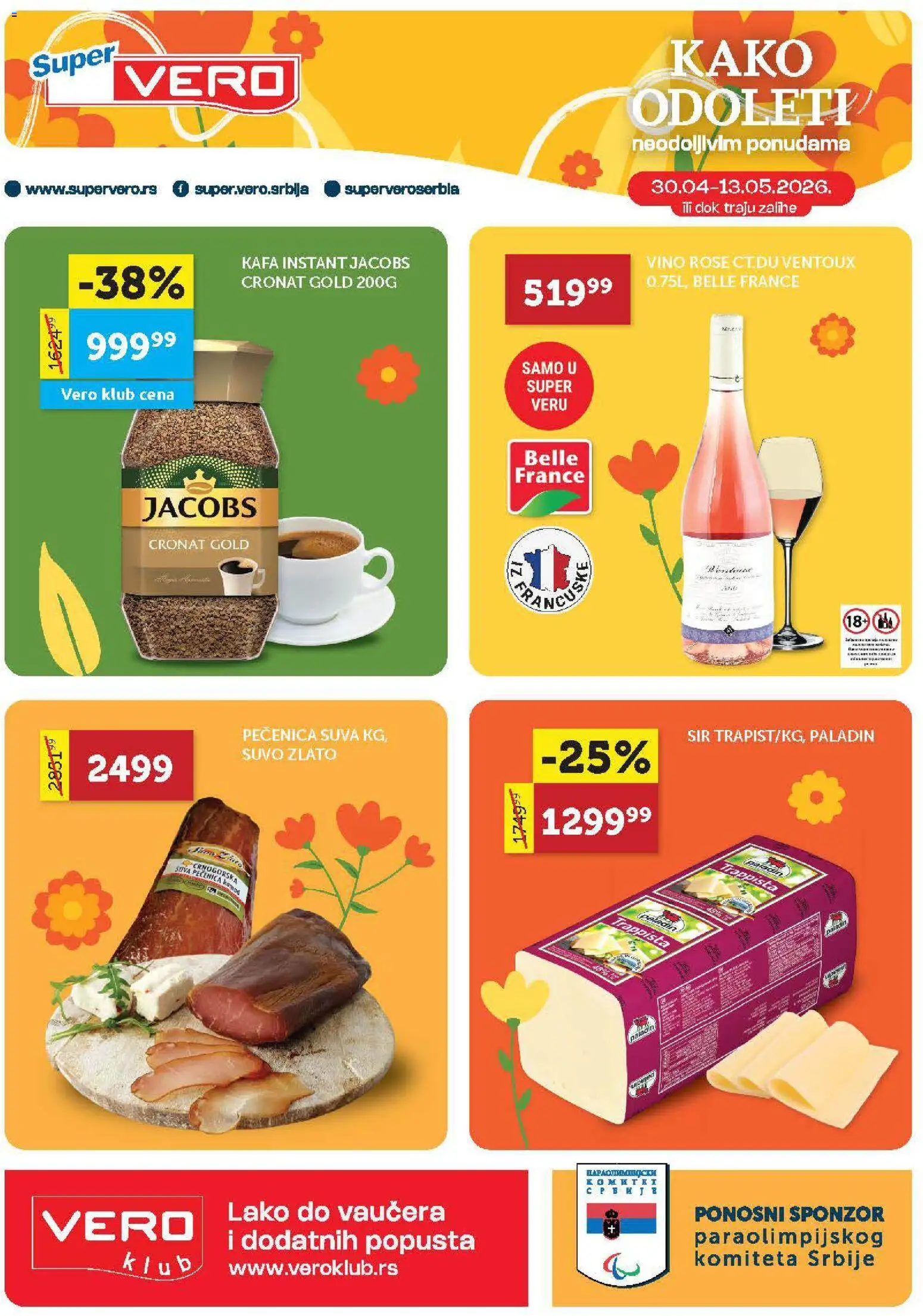 Pregled SuperVERO kataloga - važi od 30.04.2026