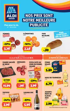 Vorschau des Merkblatts Aldi aktionen FR vom Shop Aldi gültig von 12.11.2026 bis 18.11.2026