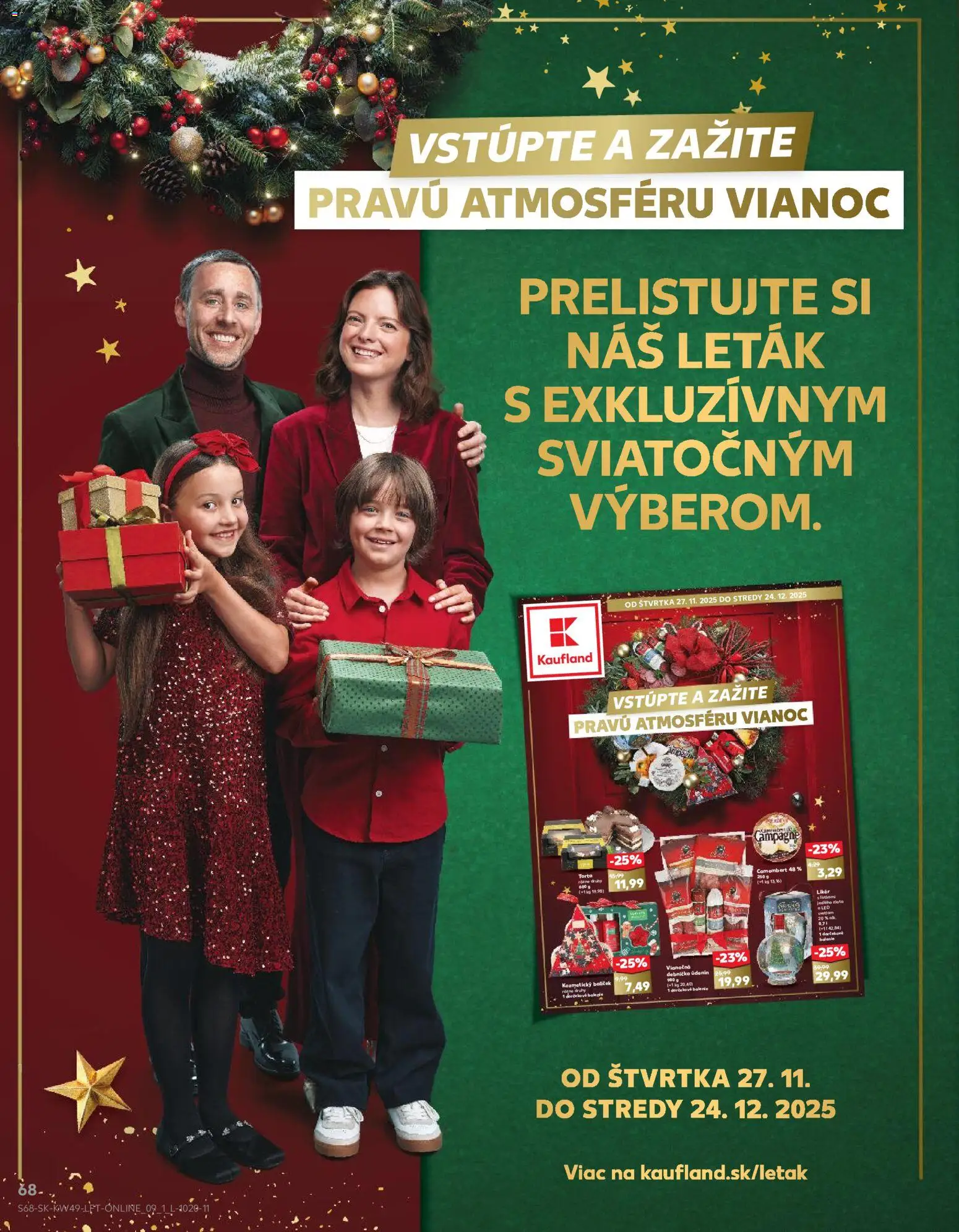 Náhľad Kaufland letáku platného od 04.12.2025 - Torta, Led