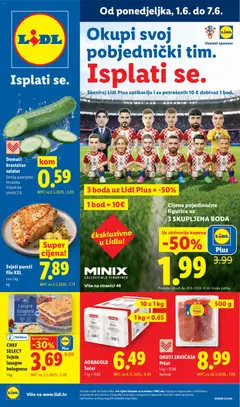 Pregled letka Lidl Katalog trgovine Lidl vrijedi od 01.06.2026
