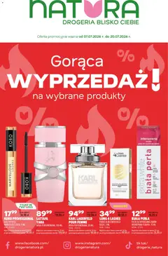 Pogląd gazetki "Drogerie Natura gazetka" ze sklepu Drogerie Natura ważnej od 07.07.2026