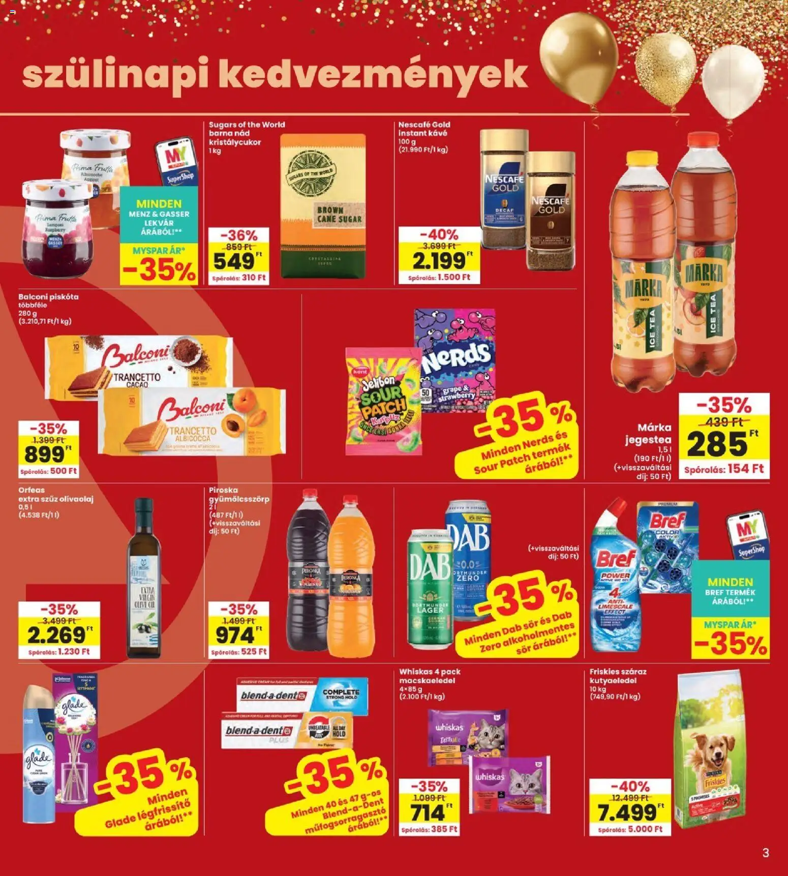Interspar - Interspar akciós újság megtekintése, amely érvényes 2026.10.22.-től - WC, Piskóta, Olívaolaj, Extra szűz olivaolaj, Alkoholmentes sör, Instant kávé, Friskies, Jegestea