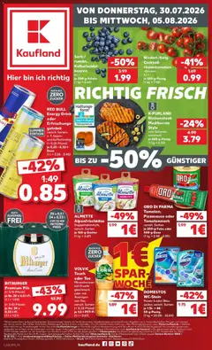 Vorschau von dem Prospekt des Geschäftes Kaufland, gültig ab dem 30.07.2026
