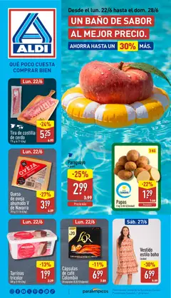 Vista previa del folleto de la tienda Aldi válido desde el 22/06/2026 