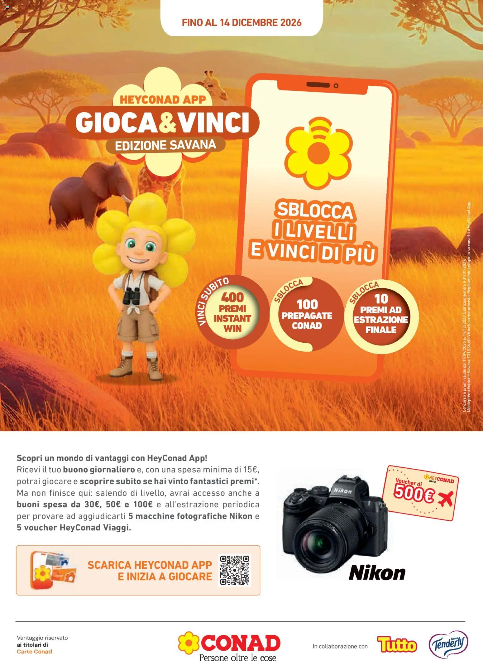 Anteprima dell'opuscolo Conad volantino Mi Premio Lazio dal negozio Conad valido da 04/11/2026