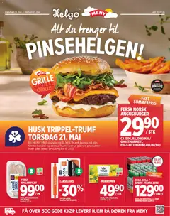 Forhåndsvis Meny Helgø kundeavis fra butikk Meny gyldig fra 18/05/2026