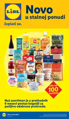 Pregled Lidl kataloga - važi od 03.08.2026